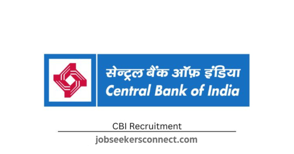 Central Bank of India Recruitment 2024 For Business Correspondent Supervisors