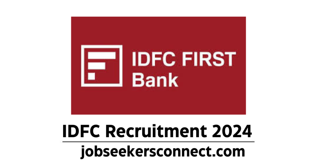 IDFC FIRST Bank Recruitment | Hiring Data Analyst – Fresher