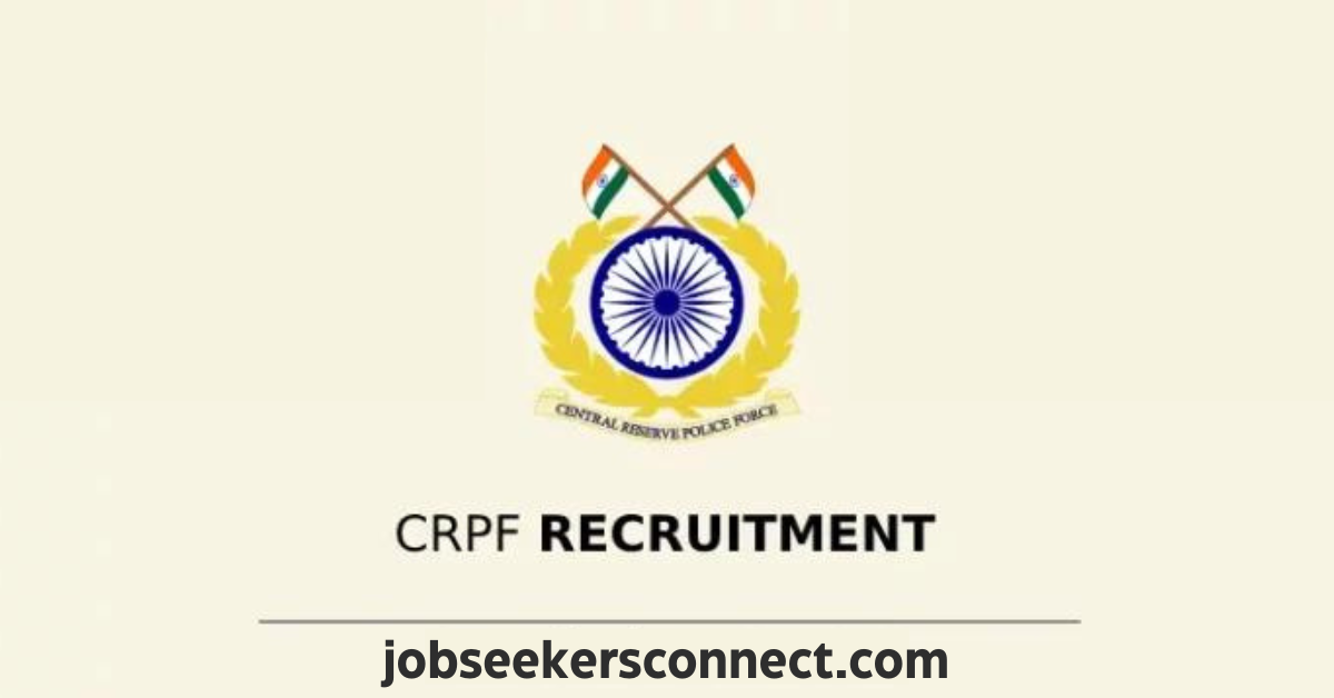 CRPF Recruitment 2024 Notification for 89 Posts | Application Form