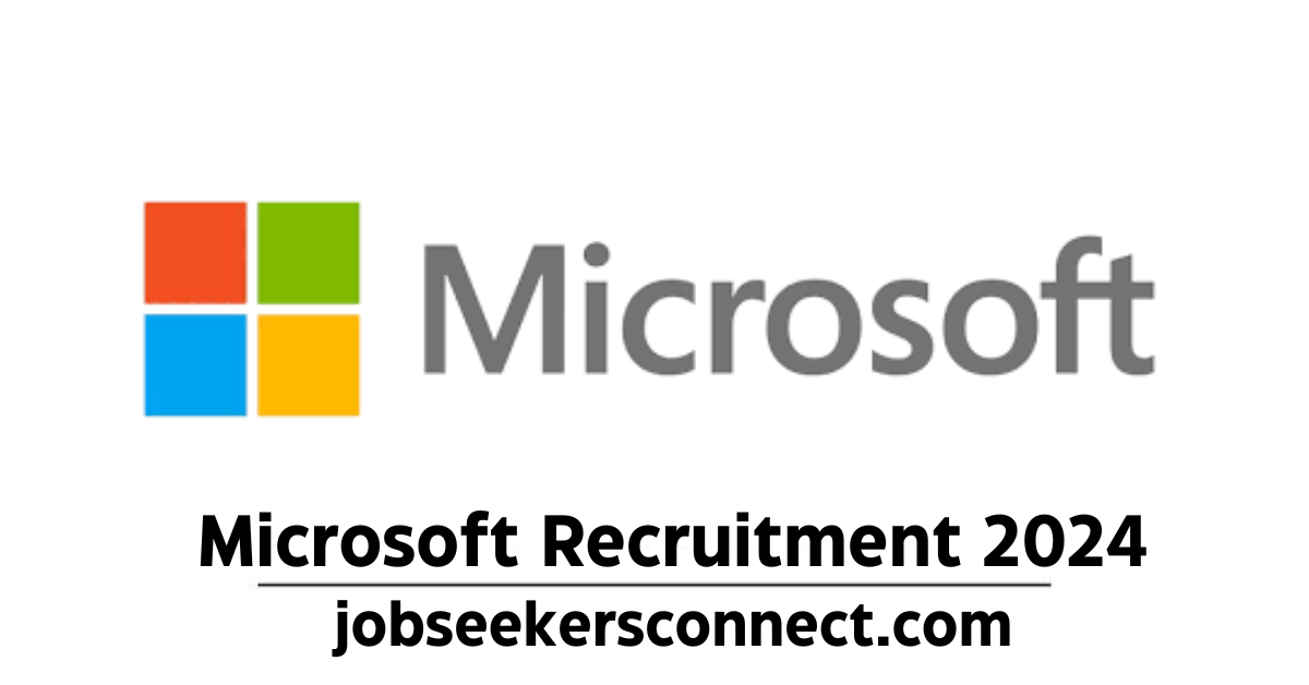 Microsoft Recruitment 2024 Drive for Software Engineer