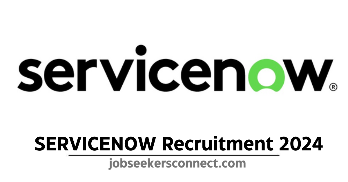 ServiceNow Off Campus 2024 Recruitment Drive for Site Reliability Engineer