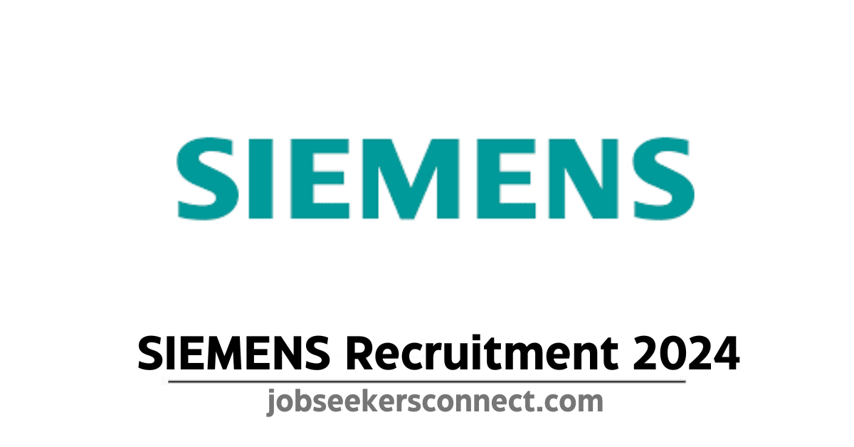 Siemens Off Campus 2024 Recruitment Drive for Graduate Trainee Engineer