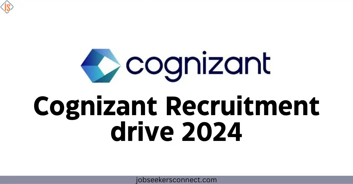 Cognizant Off Campus 2024 Drive for Senior Process Executive