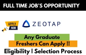 Zeotap Internship Opportunity 2025