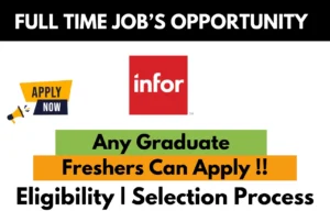 "Infor Information Developer Associate Hiring 2025 – Apply Now"