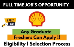 Shell Off Campus 2025 Recruitment Drive for Freshers