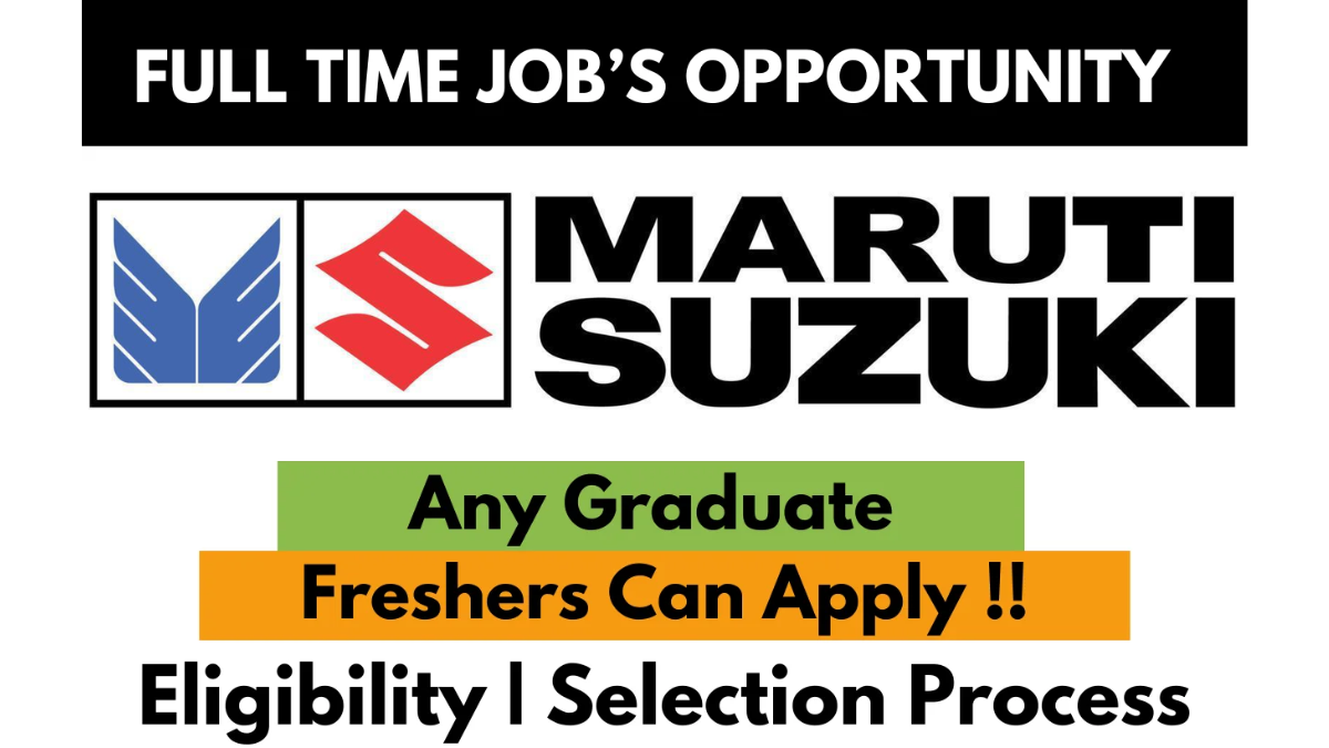 Maruti Suzuki Recruitment 2025