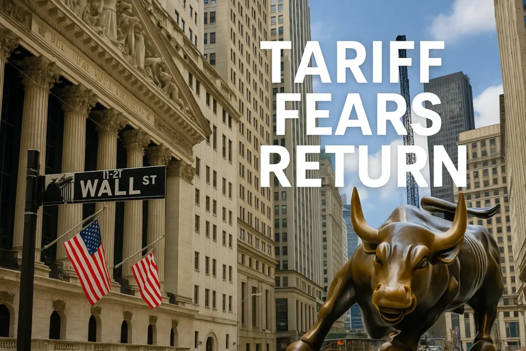 Tariff Fears Return as Wall Street Hits Record Highs