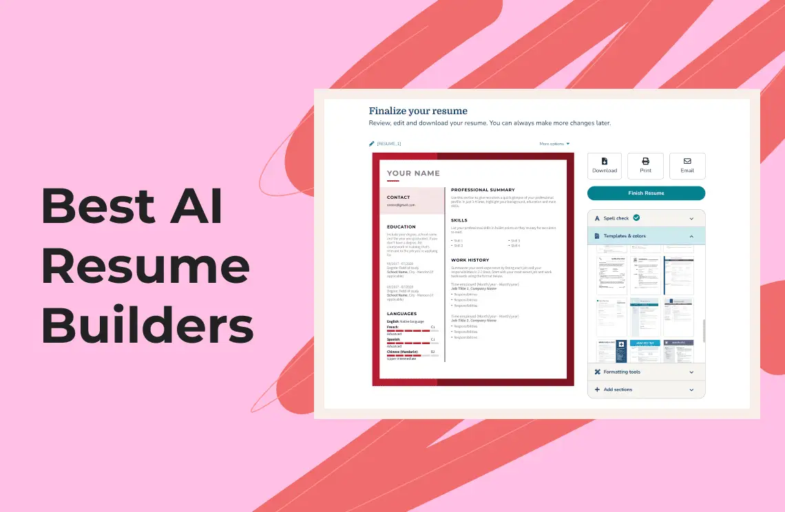 7 Best AI Resume Builders in 2025 (Free & Paid Options) - Job Seekers