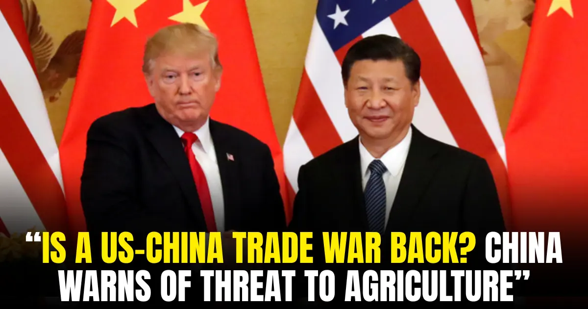 Is a US-China Trade War Back? China Warns of Threat to Agriculture