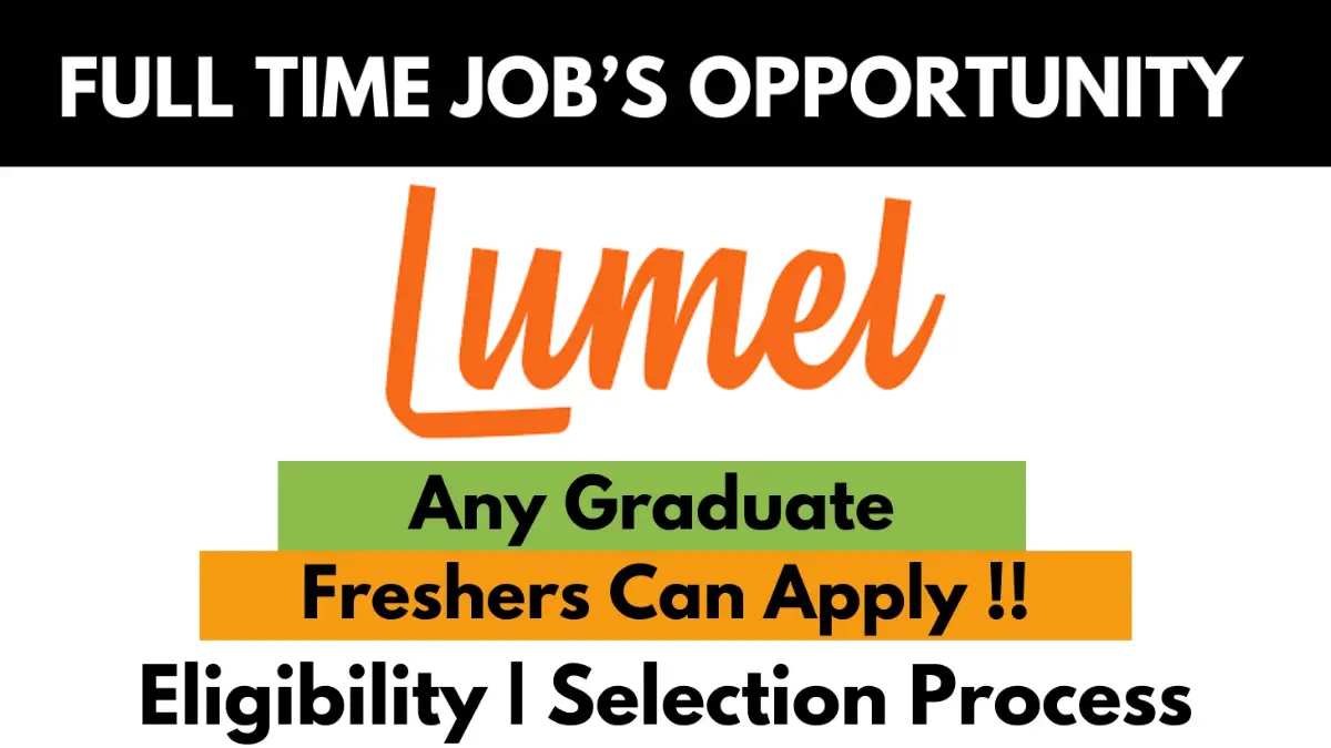 Lumel Off campus Recruitment