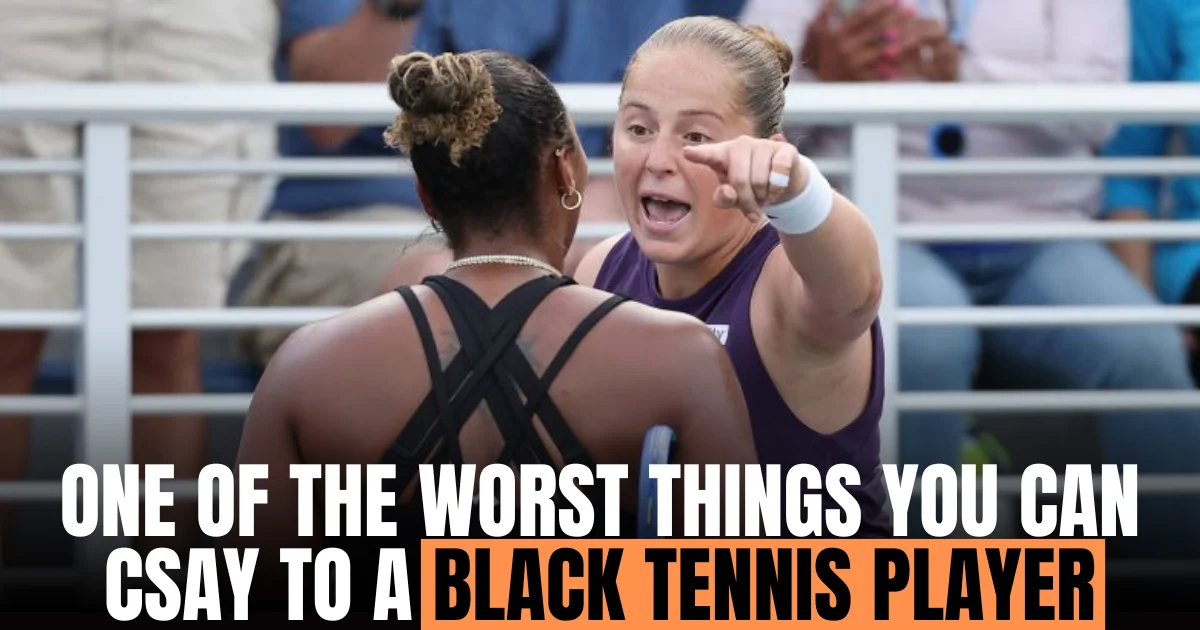 One of the Worst Things You Can cSay to a Black Tennis Player