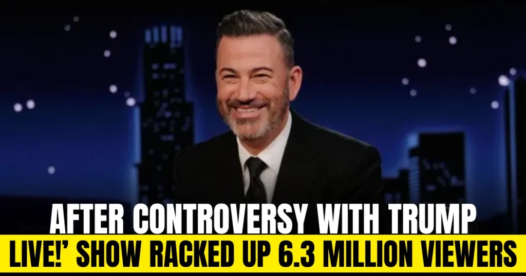 ABC says ‘Jimmy Kimmel Live!’ racked up 6.3 million viewers
