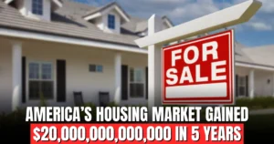 America’s housing market gained $20,000,000,000,000 in 5 years