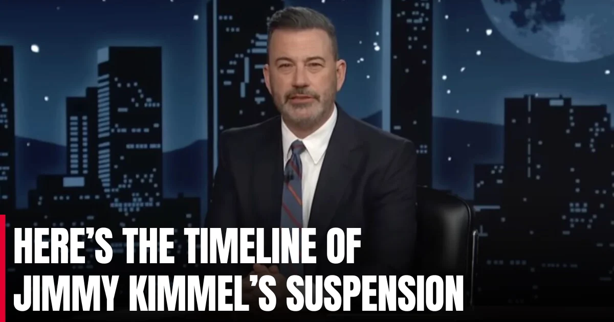 Here’s the Timeline of Jimmy Kimmel’s Suspension