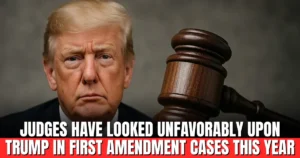 Judges have looked unfavorably upon Trump in First Amendment cases this year