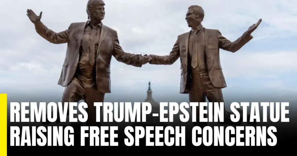 National Park Service removes Trump-Epstein statue
