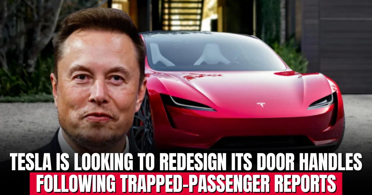 Tesla is looking to redesign its door handles
