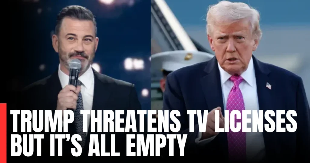 Trump Threatens TV Licenses But It’s All Empty