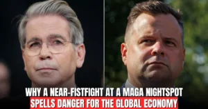 Why a near-fistfight at a MAGA nightspot spells danger for the global economy