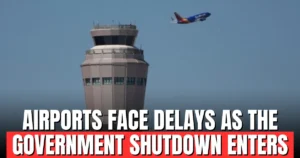 Airports nationwide face delays as the government shutdown enters