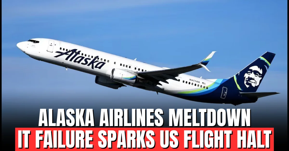 Alaska Airlines Meltdown IT Failure Sparks Nationwide Flight Halt