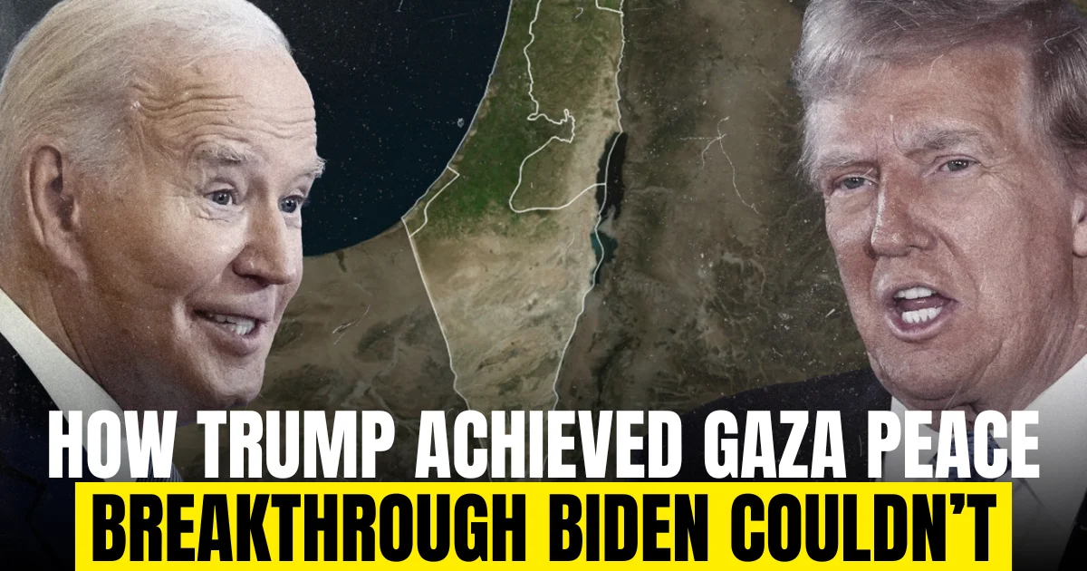 How Trump Achieved Gaza Peace Breakthrough Biden Couldn’t
