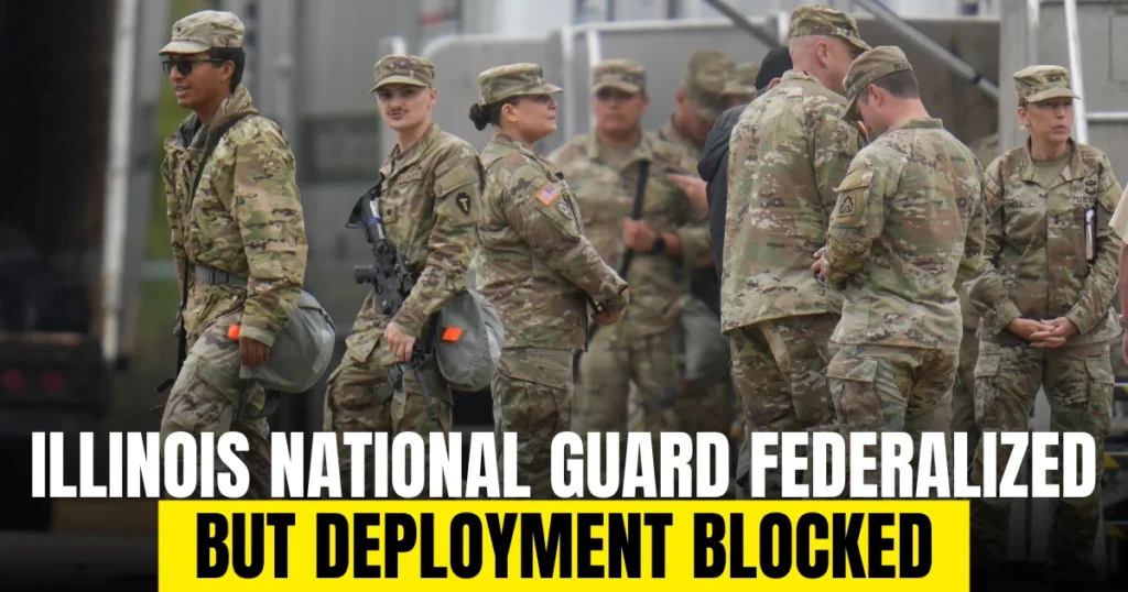 Illinois National Guard Federalized but Deployment Blocked