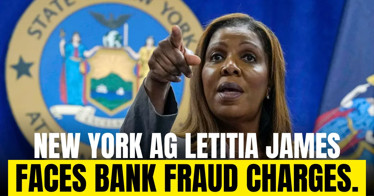 New York AG Letitia James faces bank fraud charges. Explore the political fallout, reactions