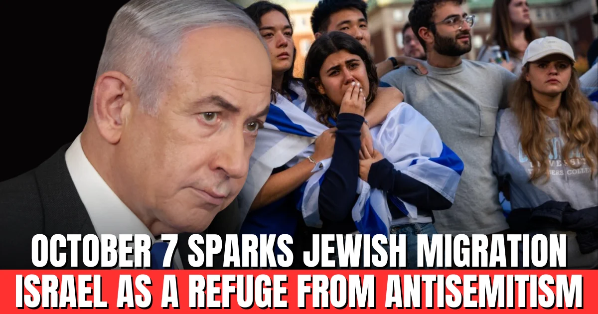 October 7 Sparks Jewish Migration Israel as a Refuge from Antisemitism