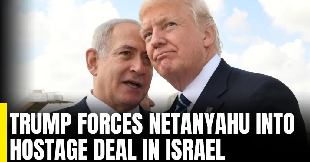 Trump and Netanyahu discussing hostage deal