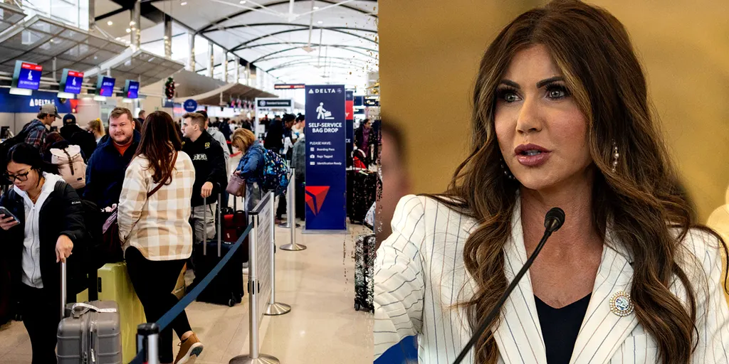 What's Actually in Noem's Airport Message