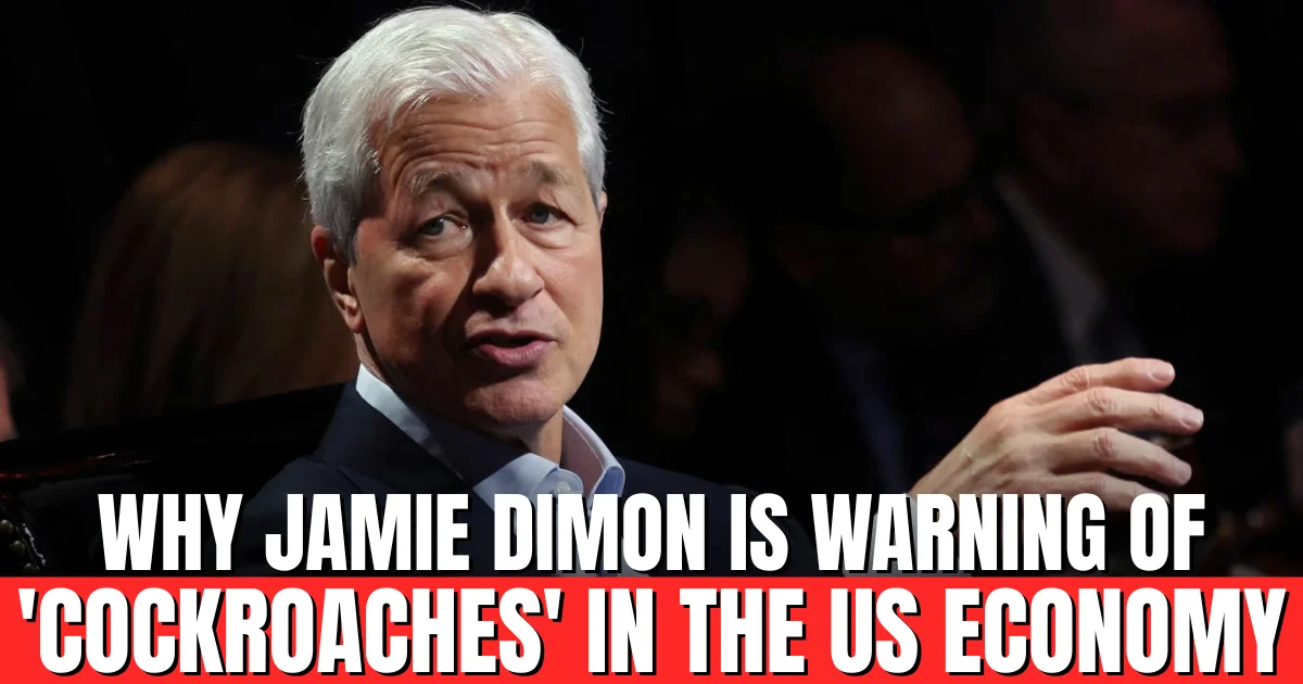 Why Jamie Dimon Is Warning of 'Cockroaches' in the US Economy