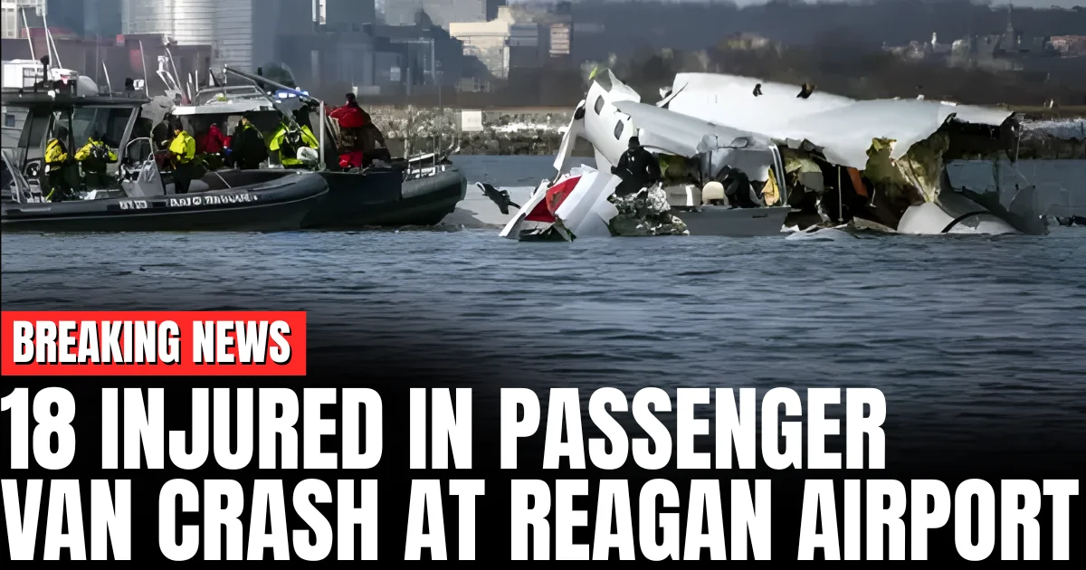 18 Injured in Passenger Van Crash at Reagan Airport