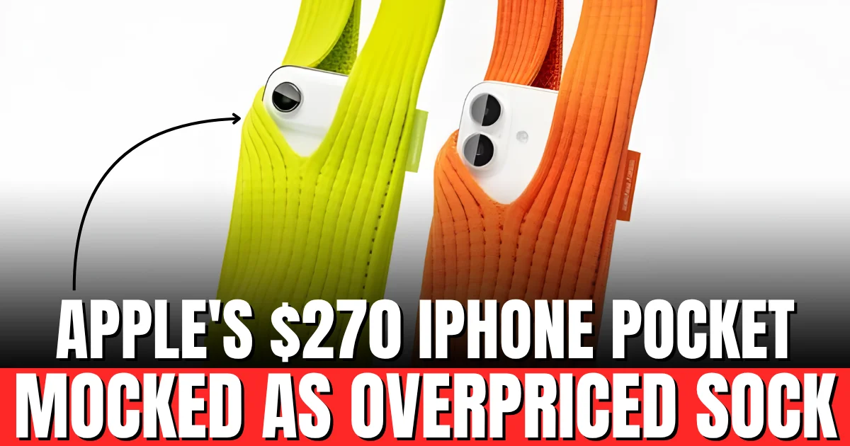 Apple's $270 iPhone Pocket Mocked as Overpriced Sock
