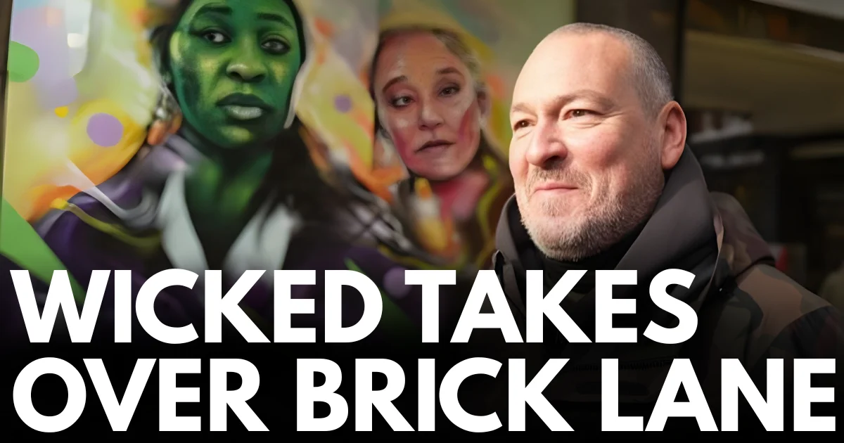 Brick Lane Turns Yellow for Wicked Film Marketing Campaign