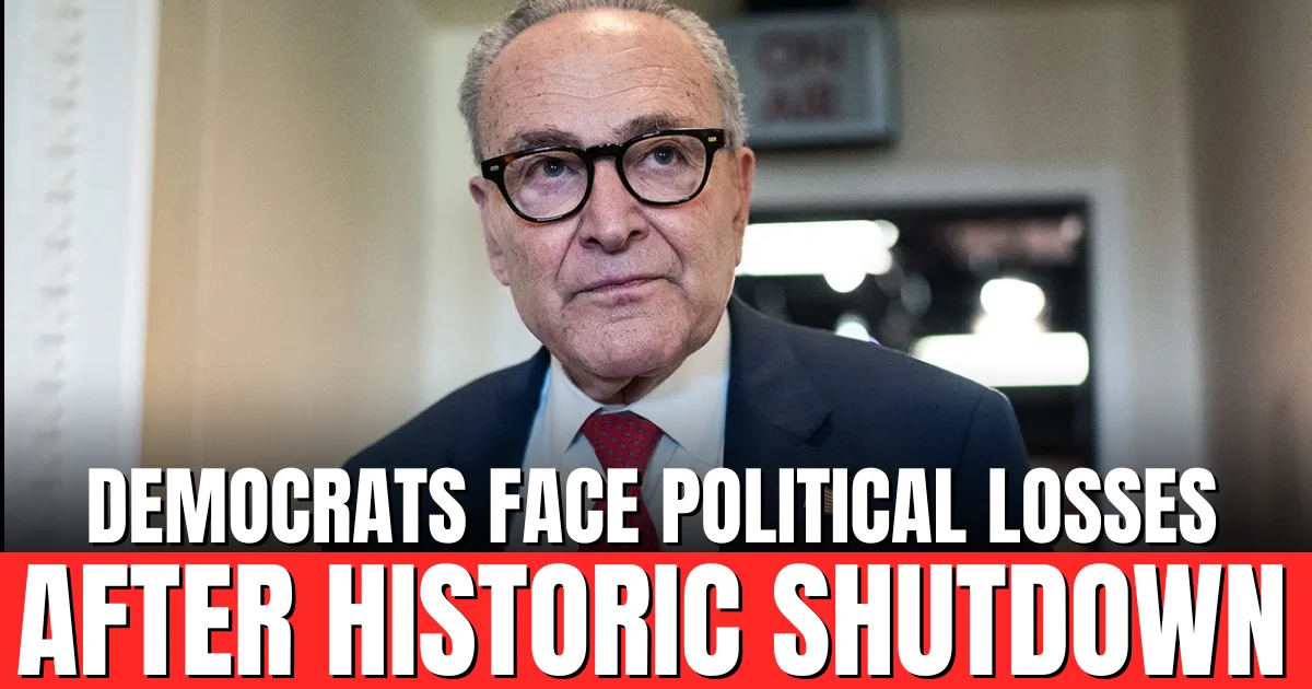 Democrats Face Political Losses After Historic Shutdown