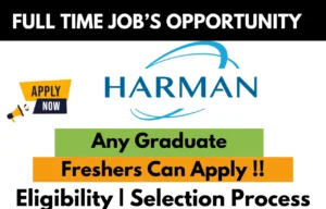 HARMAN Full Time Job's Opportunity