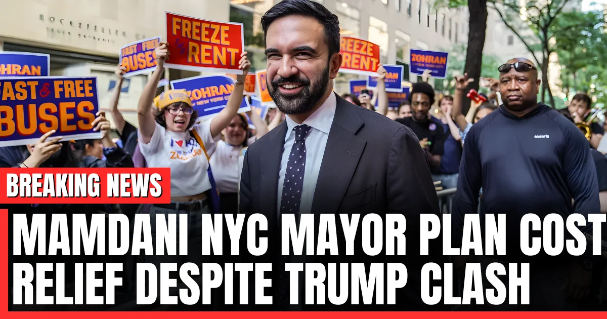 Mamdani NYC Mayor Plan Cost Relief Despite Trump Clash