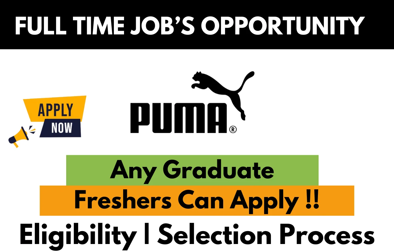 PUMA Full Time Job's Opportunity