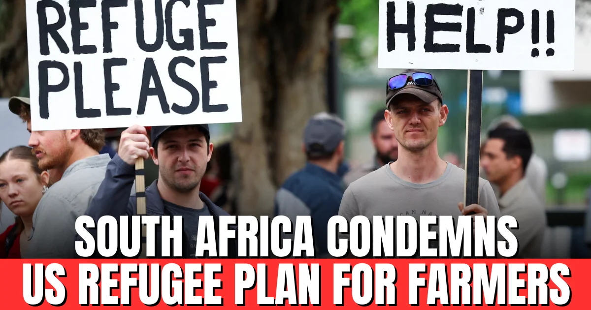 South Africa Condemns US Refugee Plan for Farmers