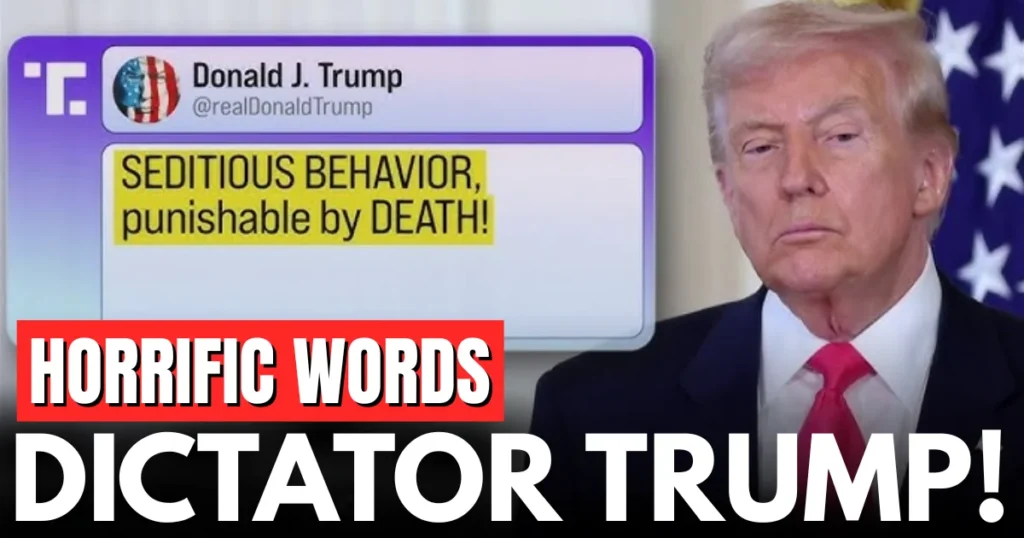 Trump Calls Democrat Video 'Seditious,' Punishable by Death