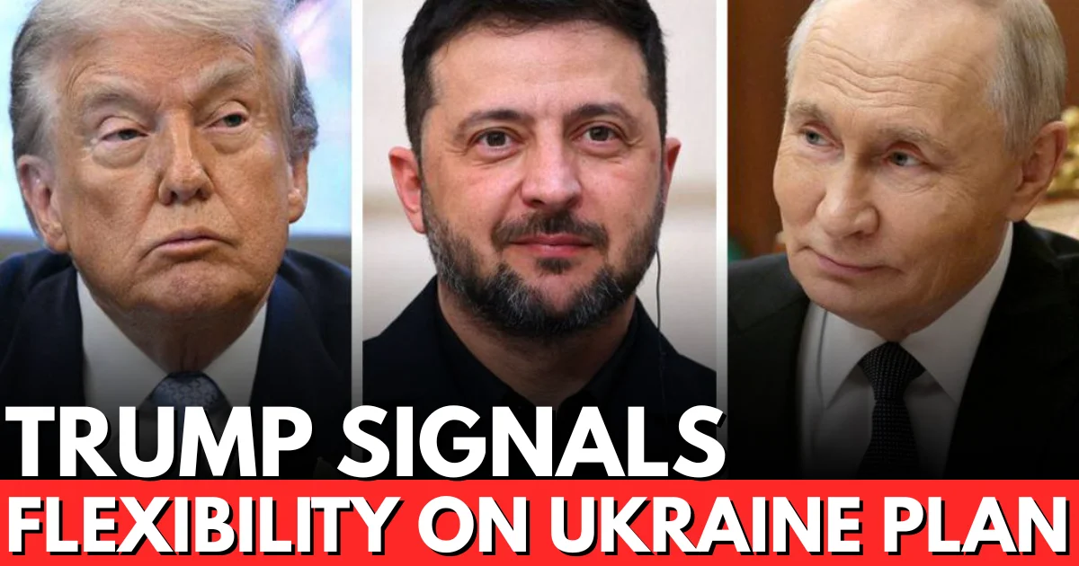 Trump: US Ukraine War Plan Not 'Final Offer' for Kyiv
