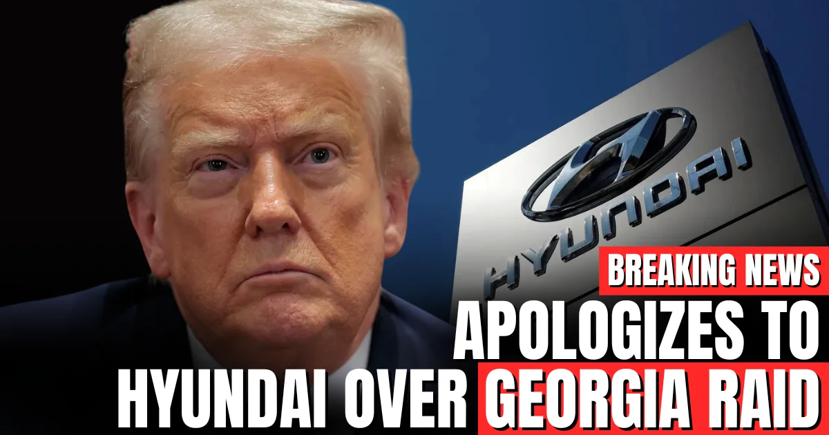 White House Issues Apology to Hyundai Over Georgia Facility Raid