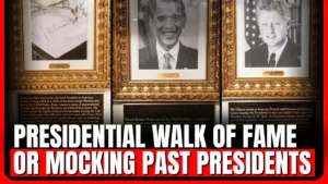 Trump Uses White House Walk of Fame Plaques to Mock Predecessors
