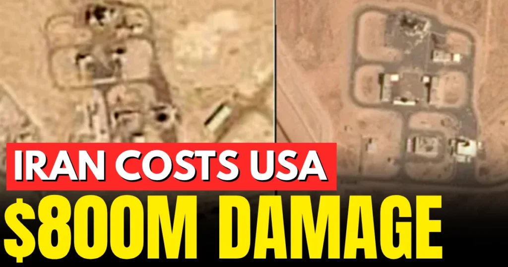 Iranian strikes on bases used by US caused $800m in damage, new analysis shows