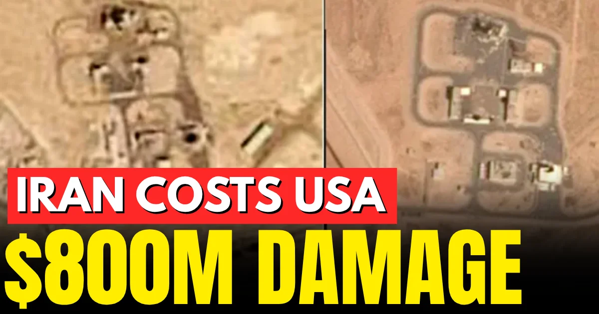 Iranian strikes on bases used by US caused $800m in damage, new analysis shows