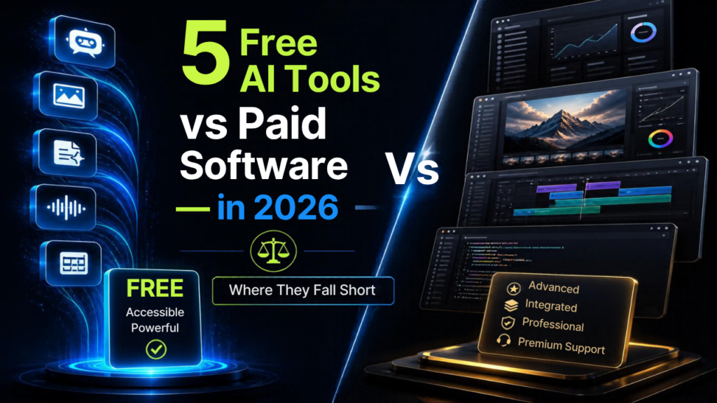 5 Free AI Tools That Can Replace Paid Software in 2026 (And Where They Fall Short)